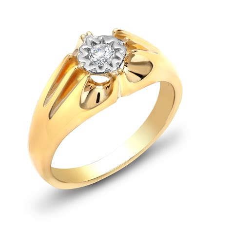 single stone gold engagement ring.